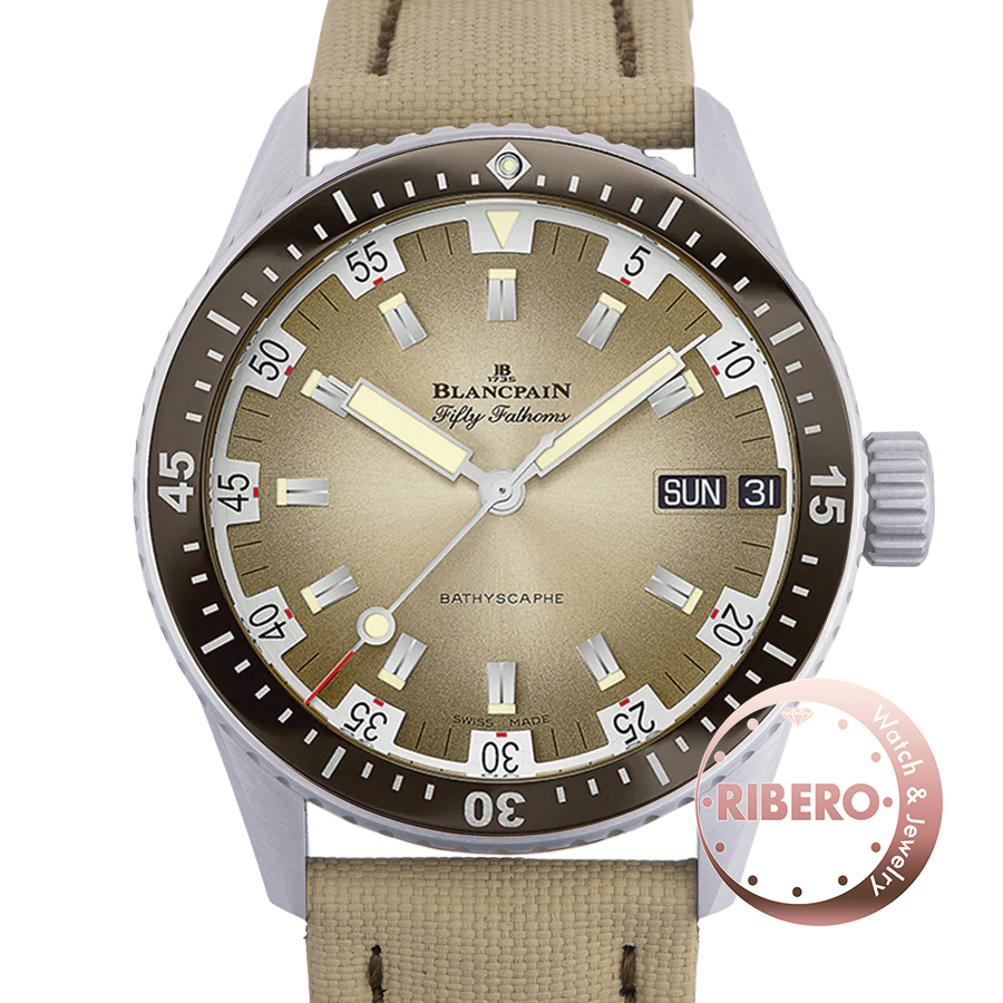 ブランパン フィフティファゾムス バチスカーフ デイデイト デザートエディション 5052-1146-E52A 世界限定500本