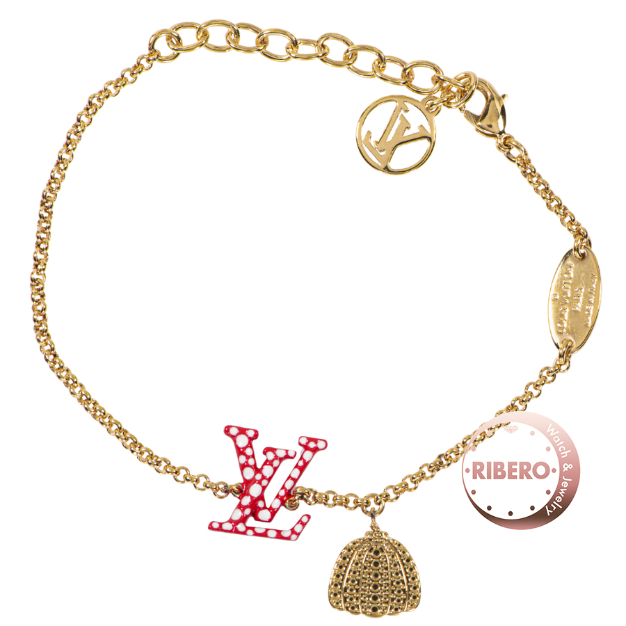 ルイ・ヴィトン LV × YK ブラスレ LV アイコニック インフィニティ ドット M0970A ブレスレット