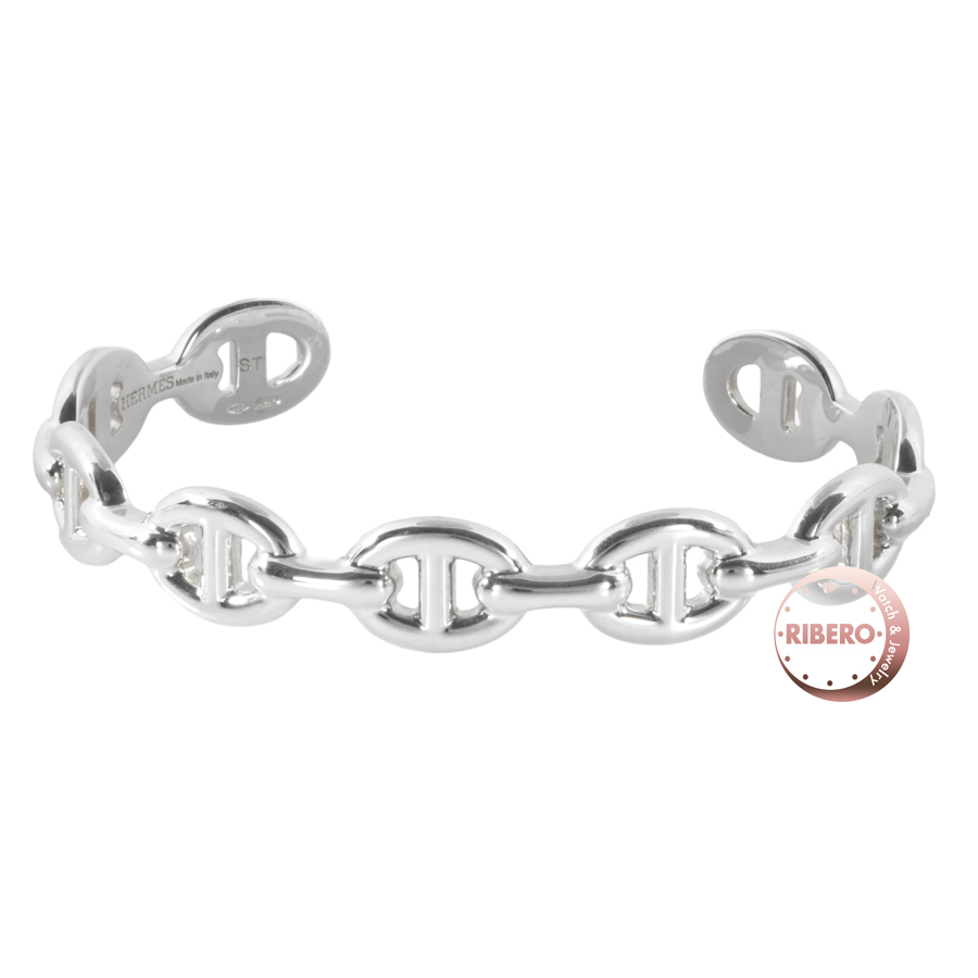 エルメス Chaine d'Ancre Enchainee シェーヌダンクル アンシェネMM バングル ブレスレット