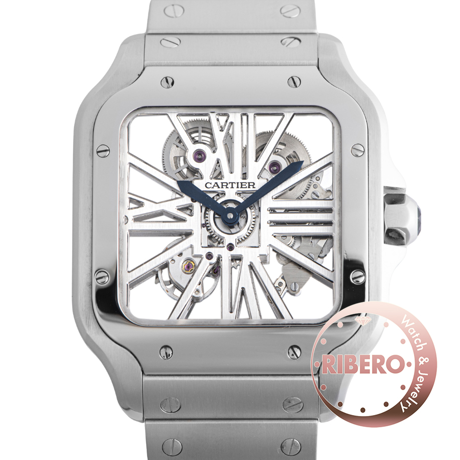 カルティエ サントス ドゥ カルティエ スケルトン WHSA0015