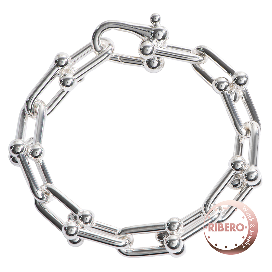 ティファニー ハードウェア ラージ リンク ブレスレット