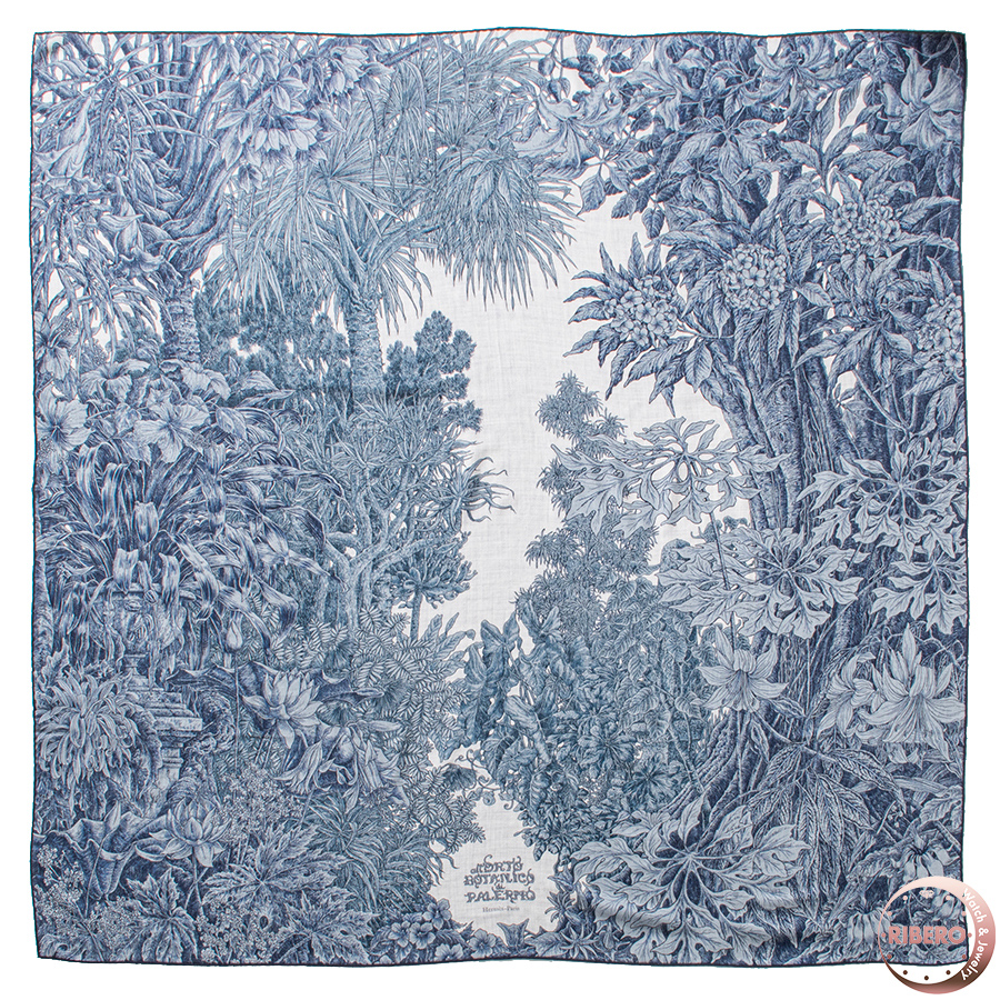 エルメス Botanico di Palermo パレルモの植物園にて スカーフ カレ140 ショール ストール 