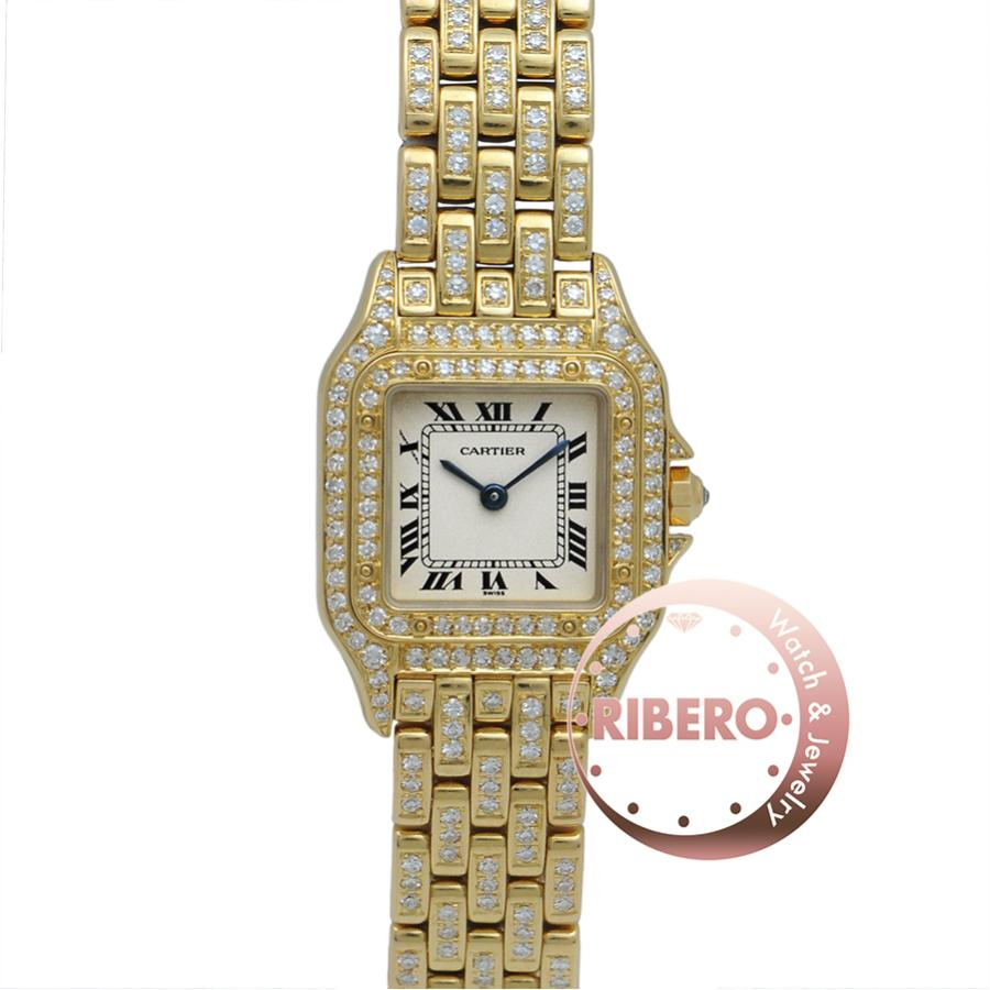 カルティエ パンテールSM CR88370448 フルダイヤ