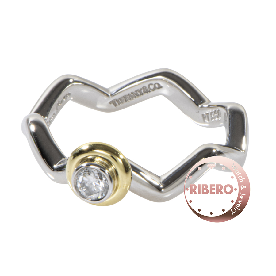 ティファニー ジグザグ リング・指輪 1Pダイヤ　パロマ・ピカソ