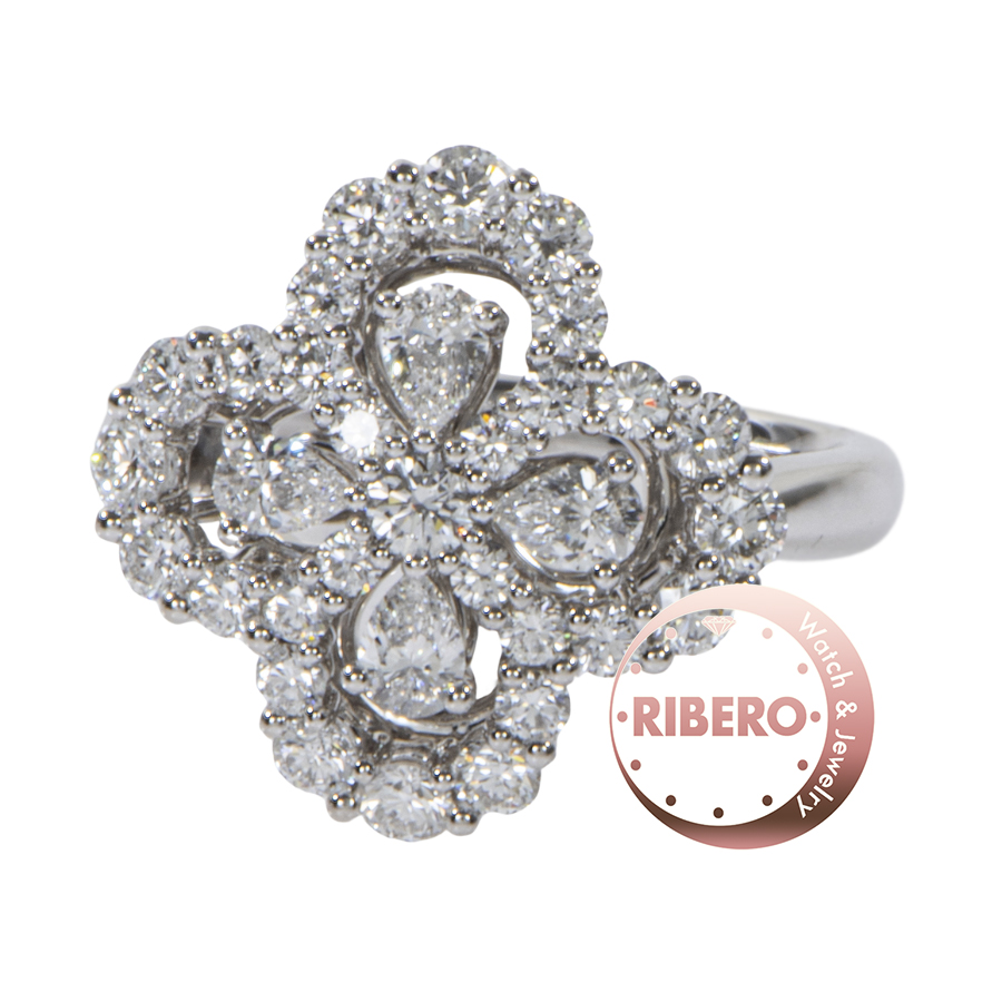 ハリーウィンストン ミニループ フルモチーフ FRDPRP1ML4C050 リング・指輪 ダイヤ