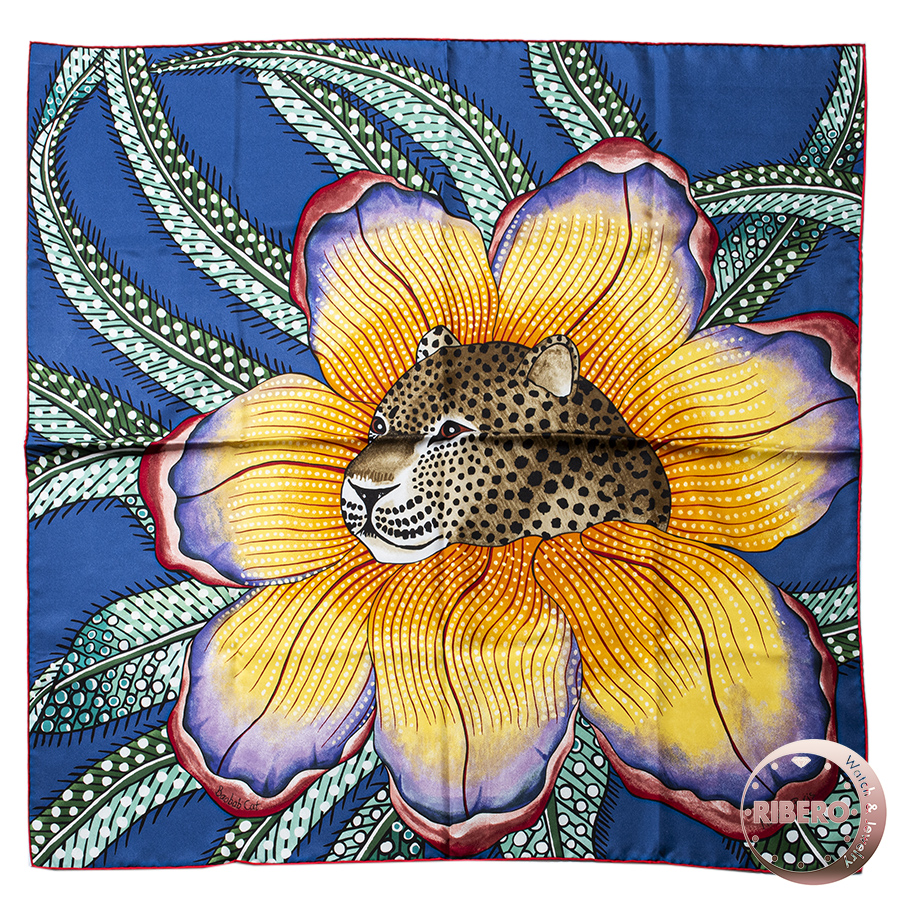 エルメス カレ90 Baobab Cat バオバブ キャット 003225S 06 スカーフ 2018AW