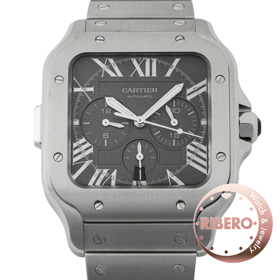 カルティエ サントス ドゥ カルティエ クロノグラフ XL WSSA0078 日本220本限定