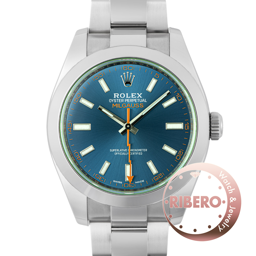ロレックス ミルガウス 116400GV Zブルー