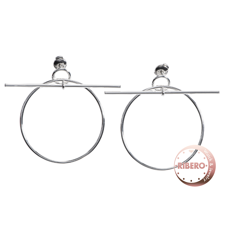 エルメス ループMM H114504B 00 ピアス