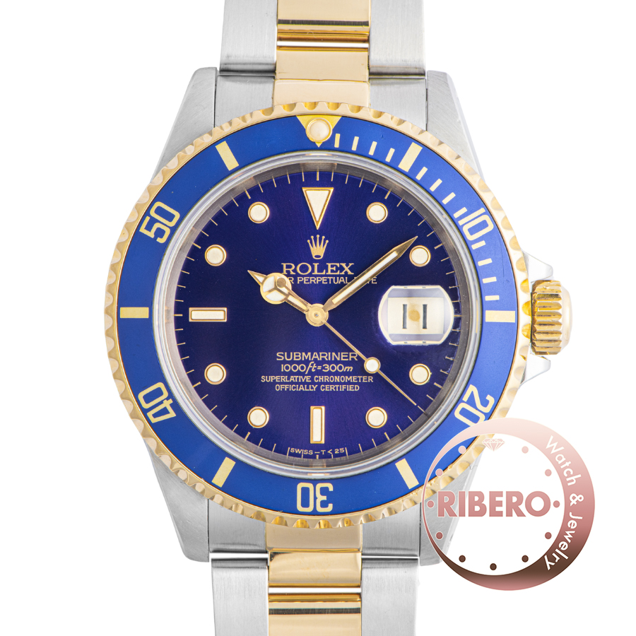 ロレックス サブマリーナデイト 16613 S番 ヴァイオレット Tritium