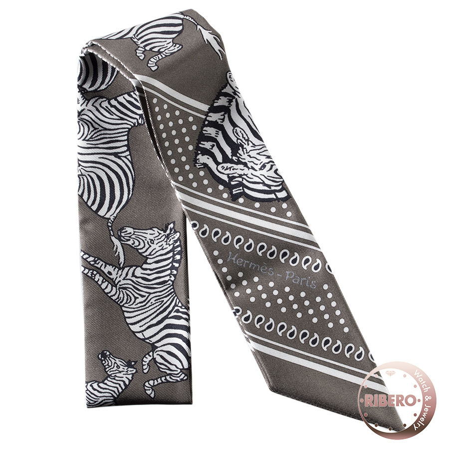 エルメス Les Zebres Bandana ゼブラ バンダナ 063265S 06 ツイリー