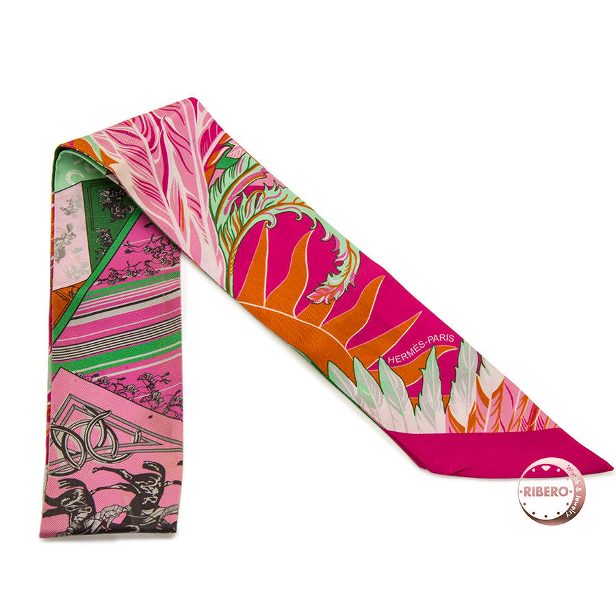 エルメス 「Cheval Phoenix (馬と不死鳥)」 ツイリー