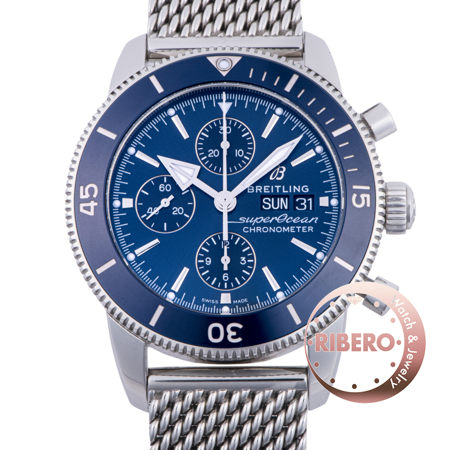 ブライトリング スーパーオーシャン ヘリテージII クロノグラフ A13313
