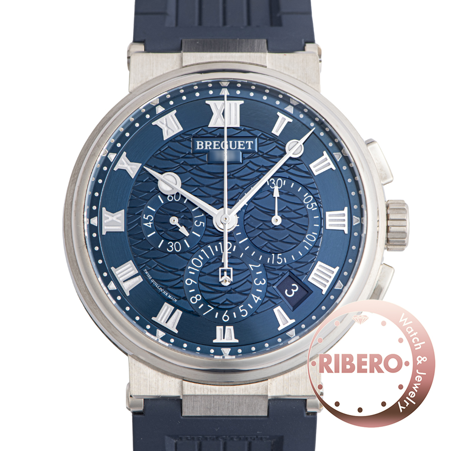 ブレゲ マリーンクロノグラフ 5527BB/Y2/5WV