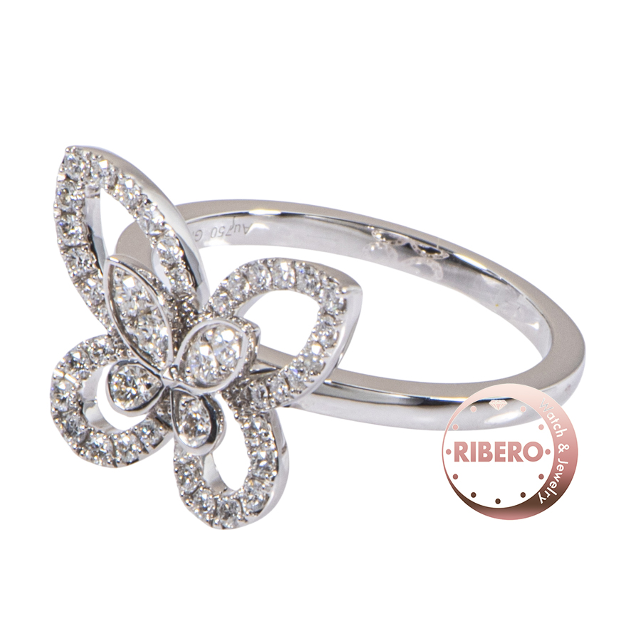 グラフ バタフライ シルエット ダイヤモンド ミニ RGR769 リング・指輪