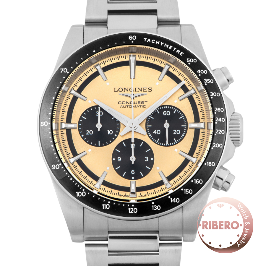 ロンジン コンクエスト クロノグラフ L3.835.4.32.6