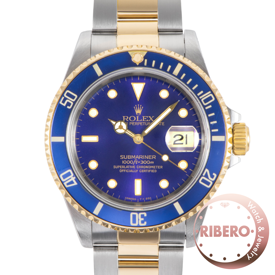 ロレックス サブマリーナデイト 16613 E番 ヴァイオレット