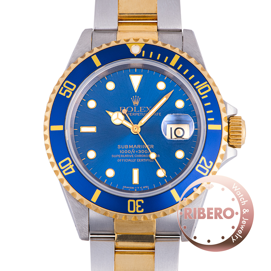 ロレックス サブマリーナデイト 16613 W番 トリチウム ノンポリッシュ