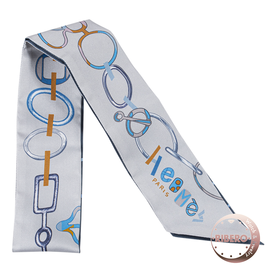 エルメス Do Re Boucles ドゥ レ ブックル 063951S 05 ツイリー スカーフ 2023SS