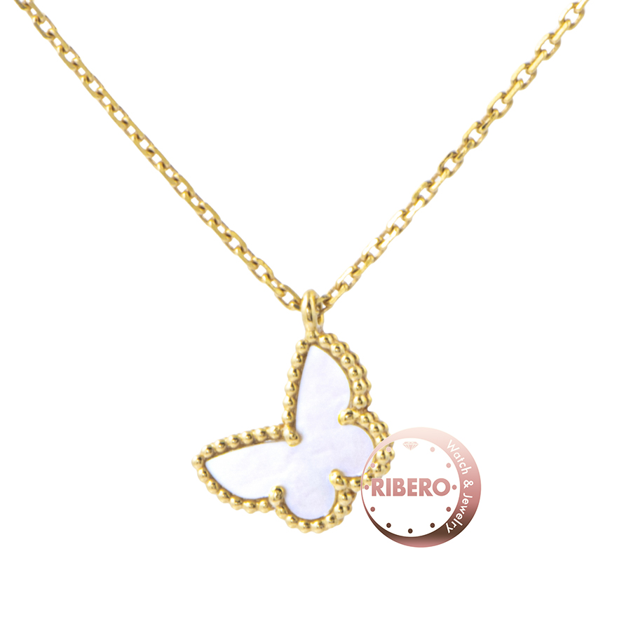 ヴァンクリーフ＆アーペル スウィート アルハンブラ パピヨン ペンダント VCARF69300 ネックレス 蝶 バタフライ