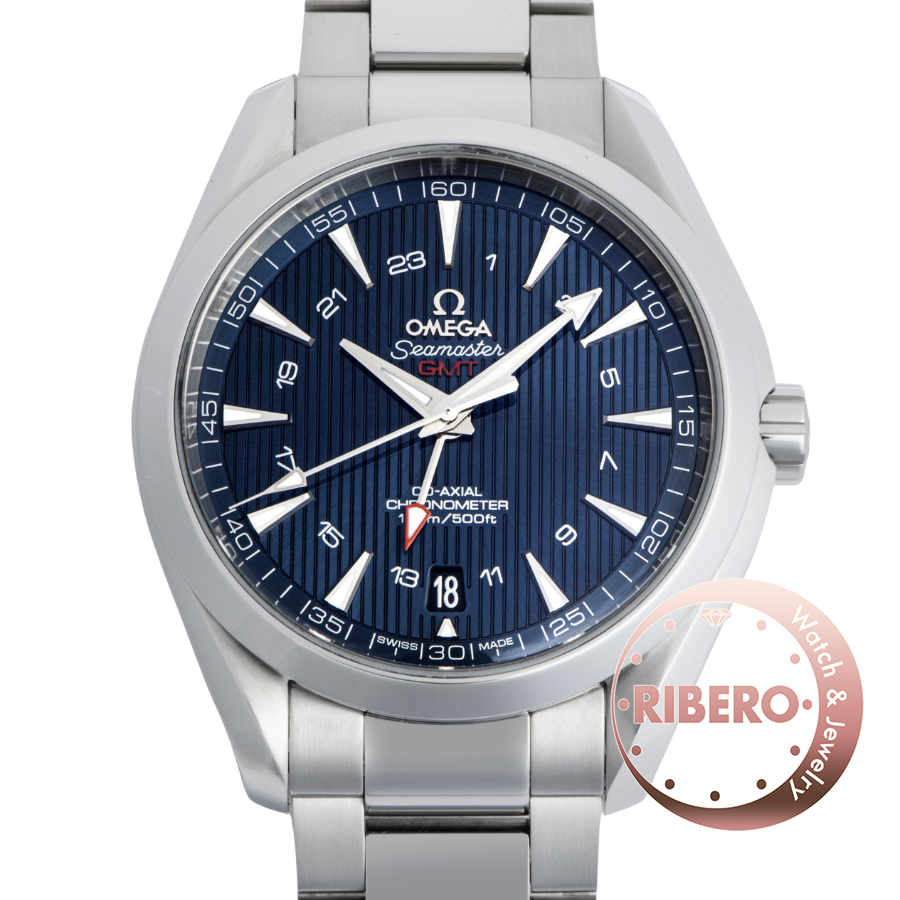 オメガ シーマスター アクアテラ150ｍ コーアクシャル クロノメーター GMT 231.10.43.22.03.001