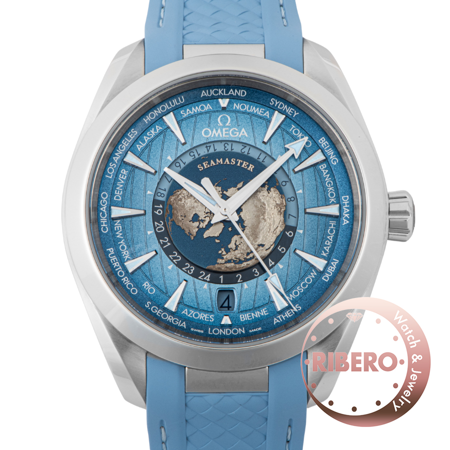 オメガ シーマスター アクアテラ GMT ワールドタイマー 220.12.43.22.03.002