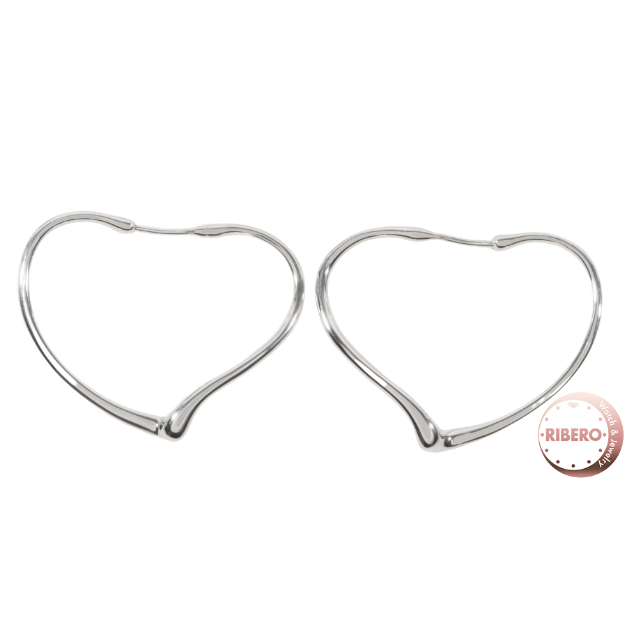 ティファニー オープンハート ピアス スモール