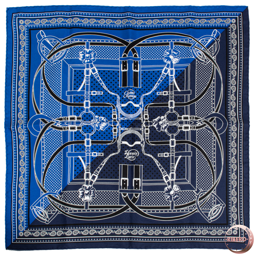 エルメス カレ55 Grand Manege Bandana グランマネージュ バンダナ 大調教術 スカーフ