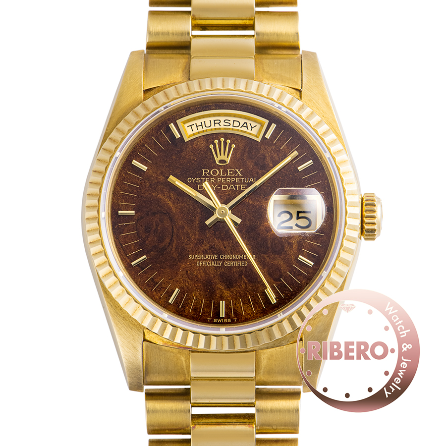 ロレックス 18238 S番 ウォールナット