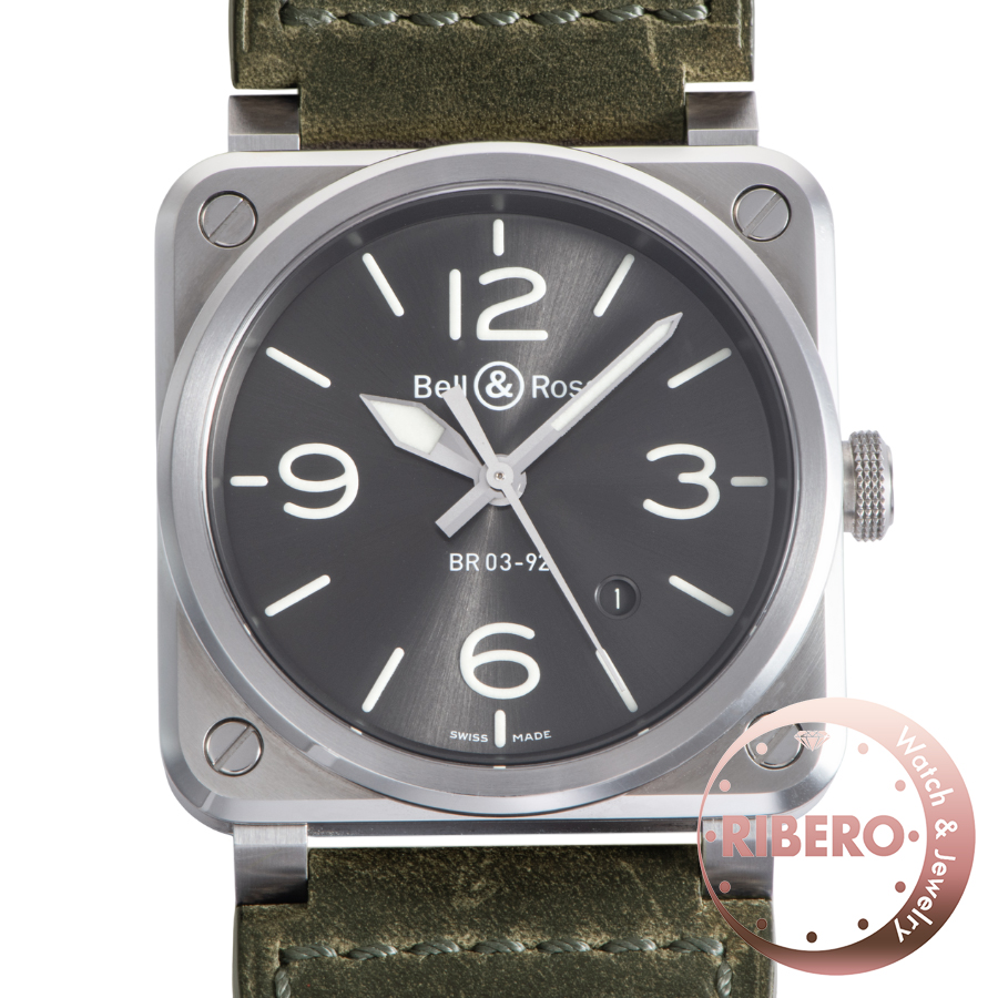 ベル＆ロス BR03-92 グレーラム BR0392-GC3-ST/SCA