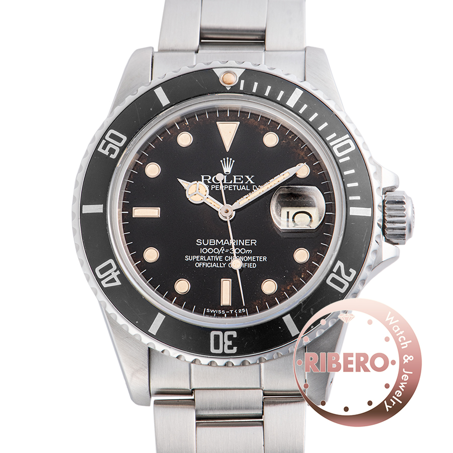 ロレックス サブマリーナデイト 16800 1984年製 トロピカル/ブラウンチェンジ