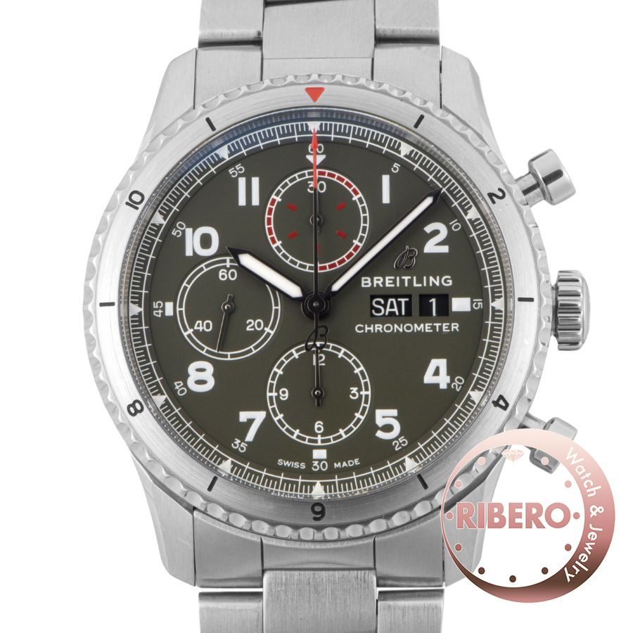 ブライトリング アビエーター8 クロノグラフ A133161A1L1A1 (A13316) カーチス ウォーホーク